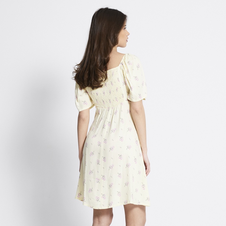 Short butterfly sleeve dress "Rosanna"